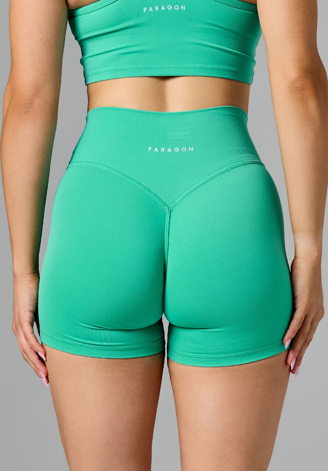 RecStretch™ Original High-Rise Sculptseam® Plus Short 5” Palm Leaf