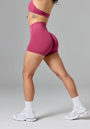 Reluna™ Original High-Rise Sculptseam® Plus Short 5" Raspberry