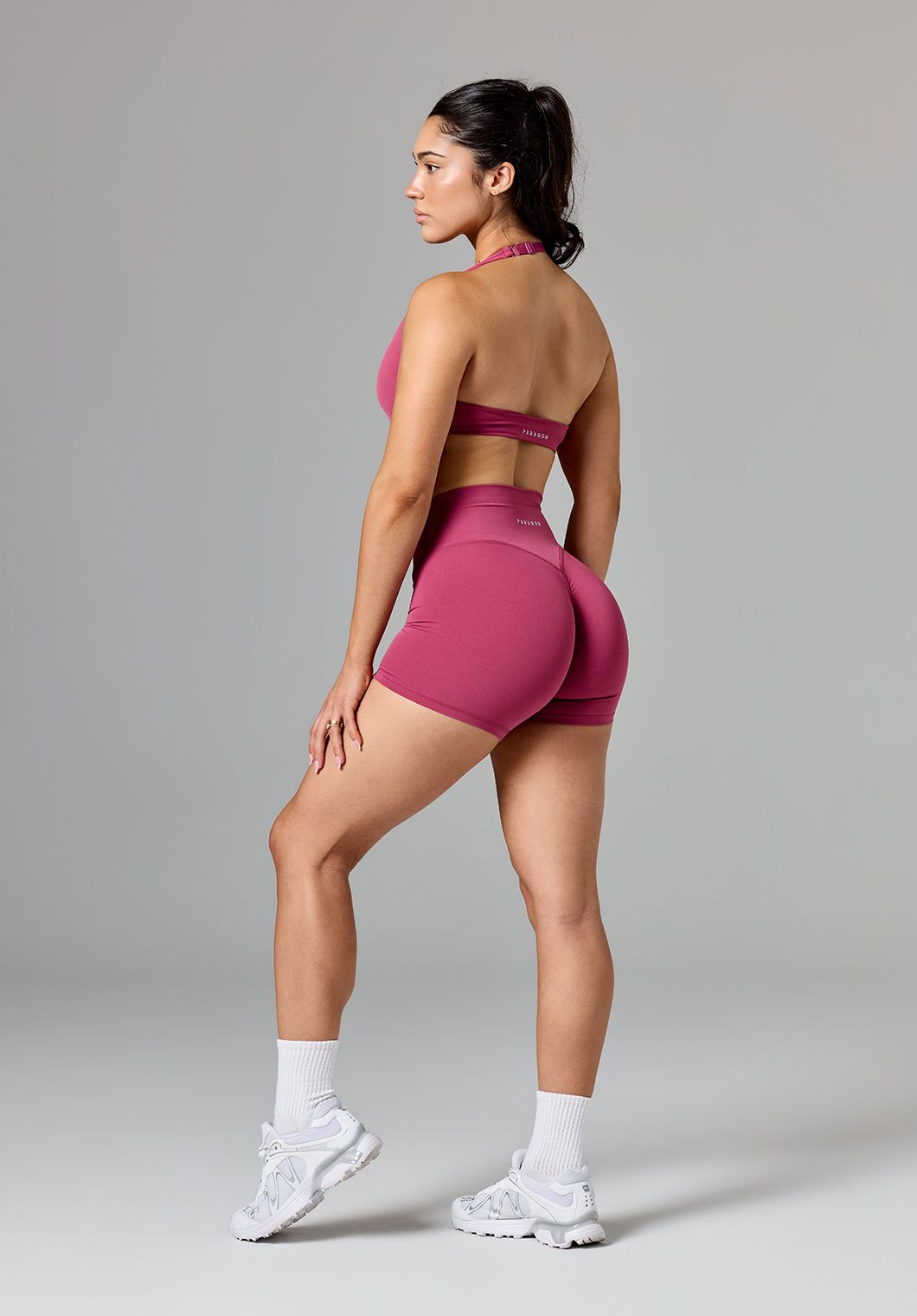 Reluna™ Original High-Rise Sculptseam® Plus Short 5" Raspberry