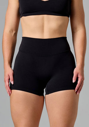 RecStretch™ Original Sculptseam® Plus Mid-Rise Short 4” Black