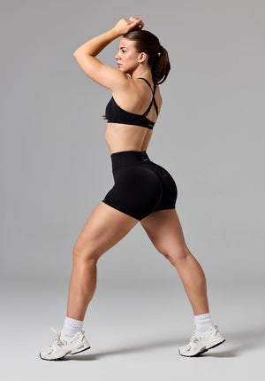 RecStretch™ Original Sculptseam® Plus Mid-Rise Short 4” Black