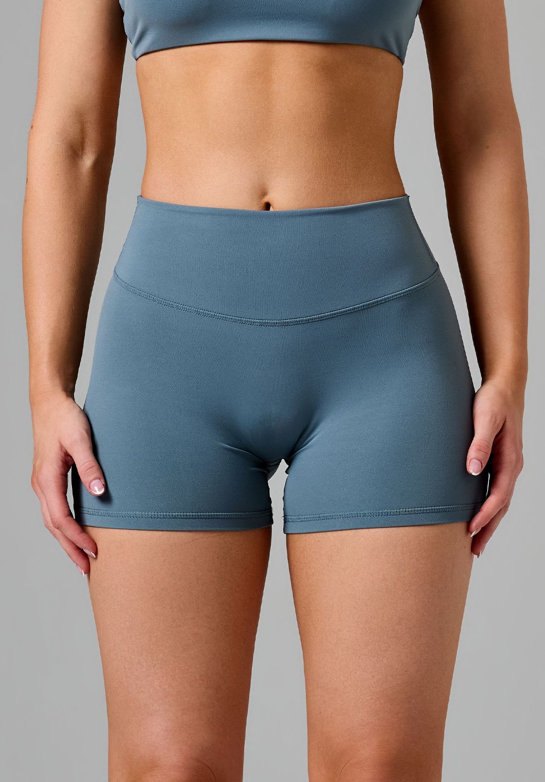 RecStretch™ Original Sculptseam® Plus Mid-Rise Short 4” Slate