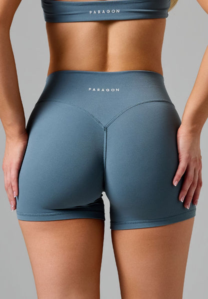 RecStretch™ Original Sculptseam® Plus Mid-Rise Short 4” Slate