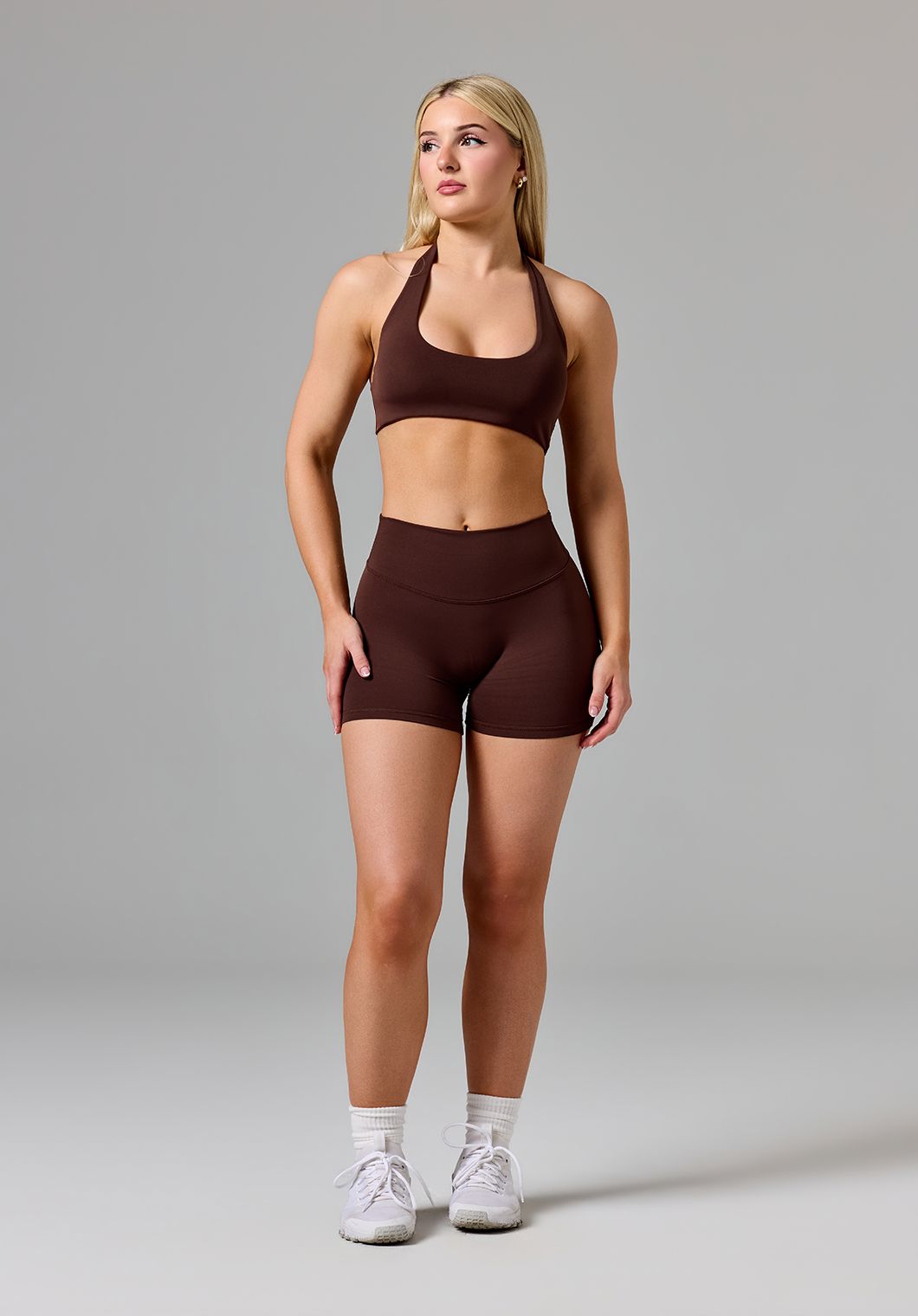 RecStretch™ Original Sculptseam® Plus Mid-Rise Short 4” Walnut