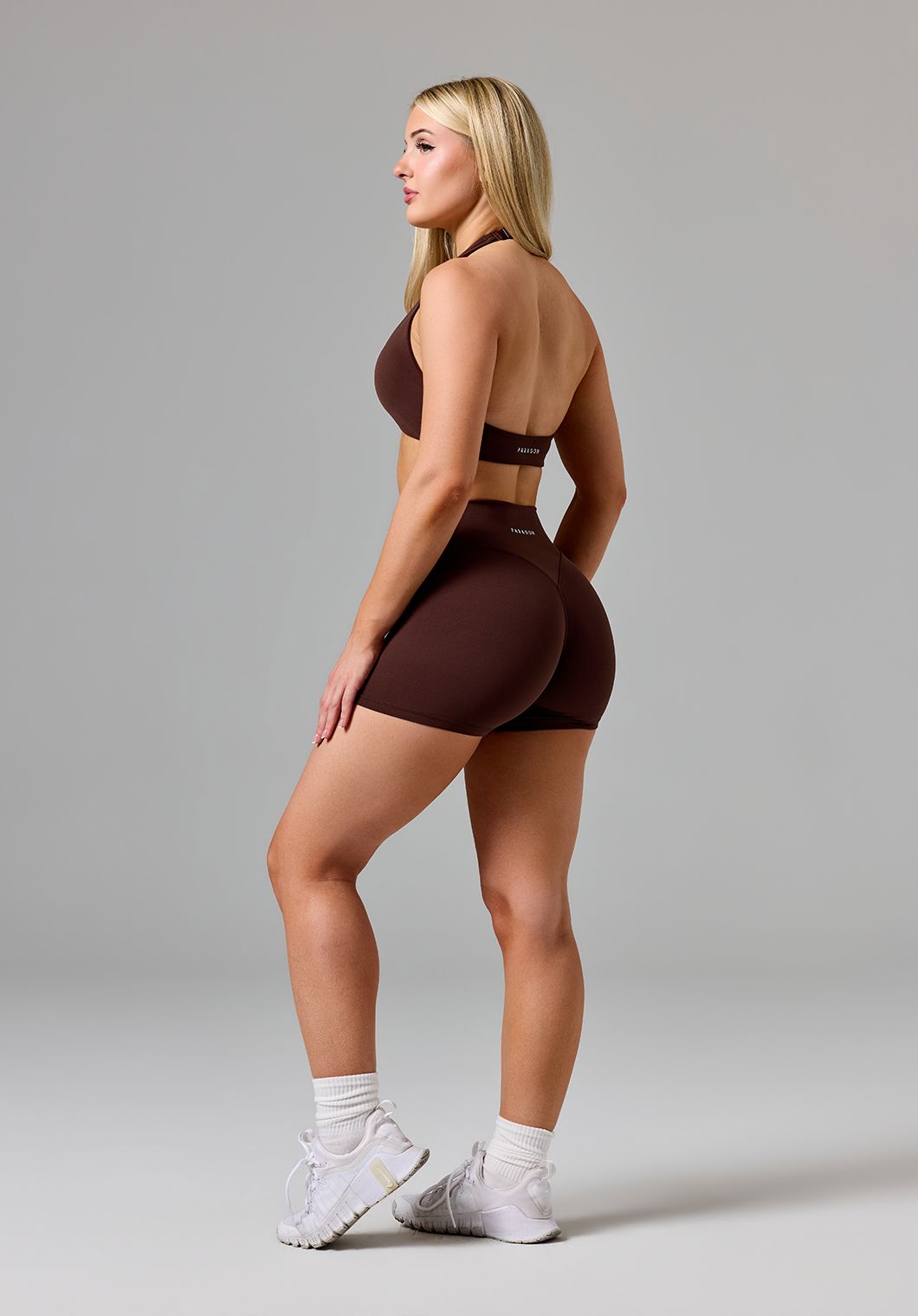 RecStretch™ Original Sculptseam® Plus Mid-Rise Short 4” Walnut