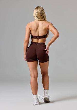 RecStretch™ Original Sculptseam® Plus Mid-Rise Short 4” Walnut