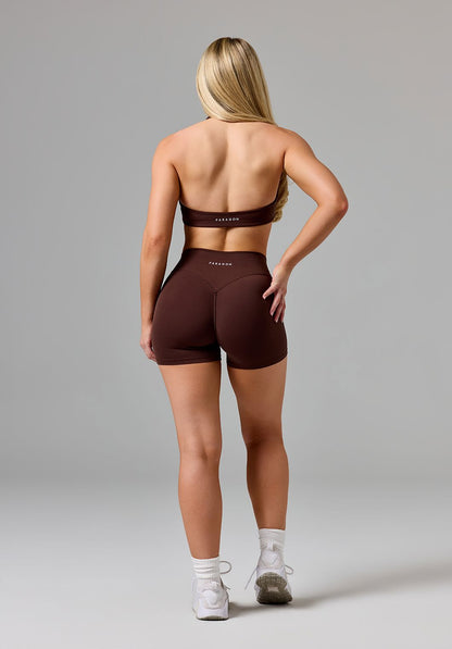 RecStretch™ Original Sculptseam® Plus Mid-Rise Short 4” Walnut