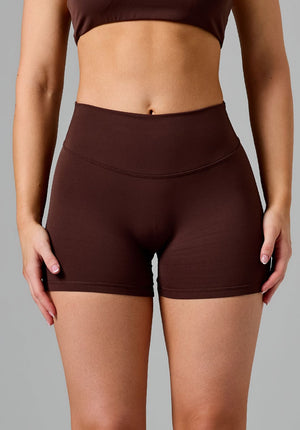 RecStretch™ Original Sculptseam® Plus Mid-Rise Short 4” Walnut