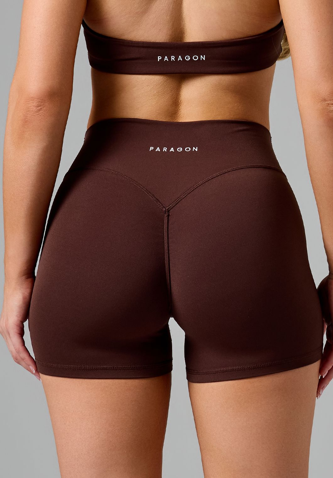 RecStretch™ Original Sculptseam® Plus Mid-Rise Short 4” Walnut