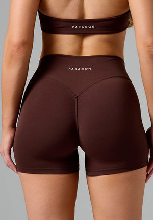RecStretch™ Original Sculptseam® Plus Mid-Rise Short 4” Walnut