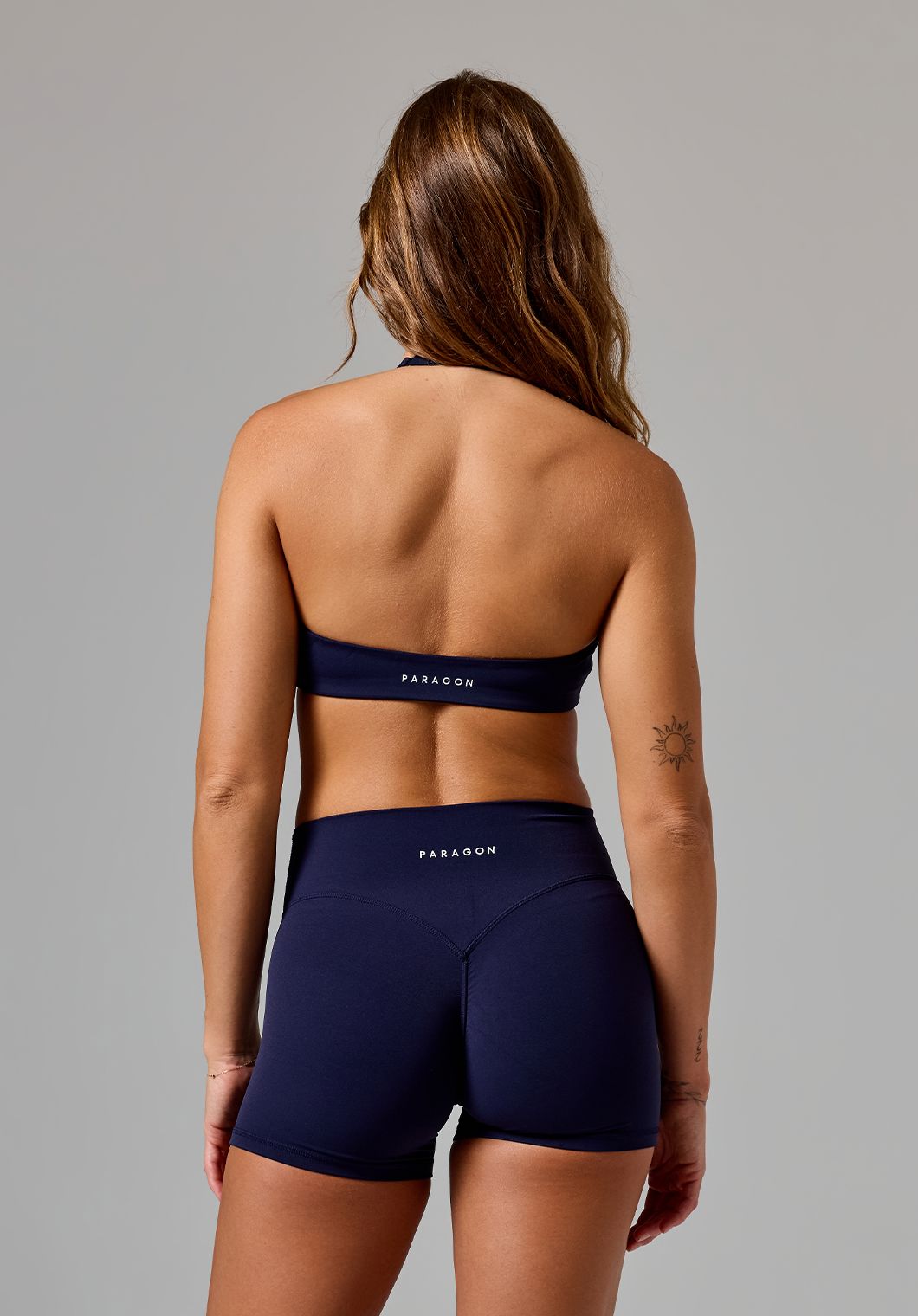 RecStretch™ Unbound Halter Sports Bra Ink