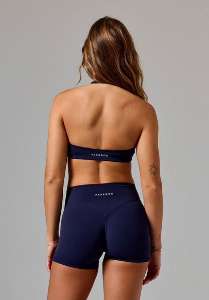 RecStretch™ Unbound Halter Sports Bra Ink