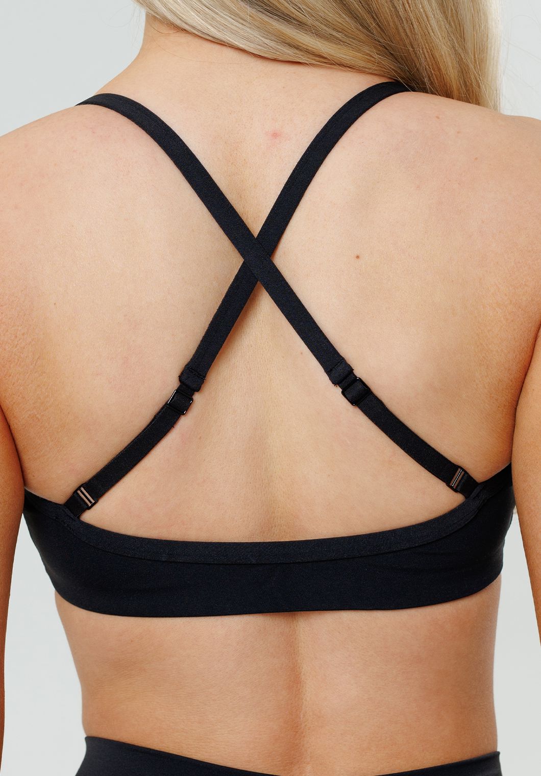 RecStretch™ Limitless Crossback Sports Bra Black