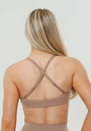 RecStretch™ Limitless Crossback Sports Bra Tan Line