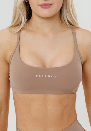 RecStretch™ Limitless Crossback Sports Bra Tan Line