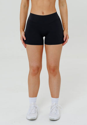 RecStretch™ Original Sculptseam® Plus Low-Rise Short 4” Black