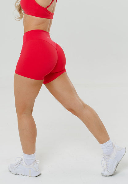 RecStretch™ Original Sculptseam® Plus Mid-Rise Short 4” Fruit Punch