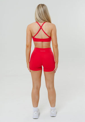 RecStretch™ Original Sculptseam® Plus Mid-Rise Short 4” Fruit Punch