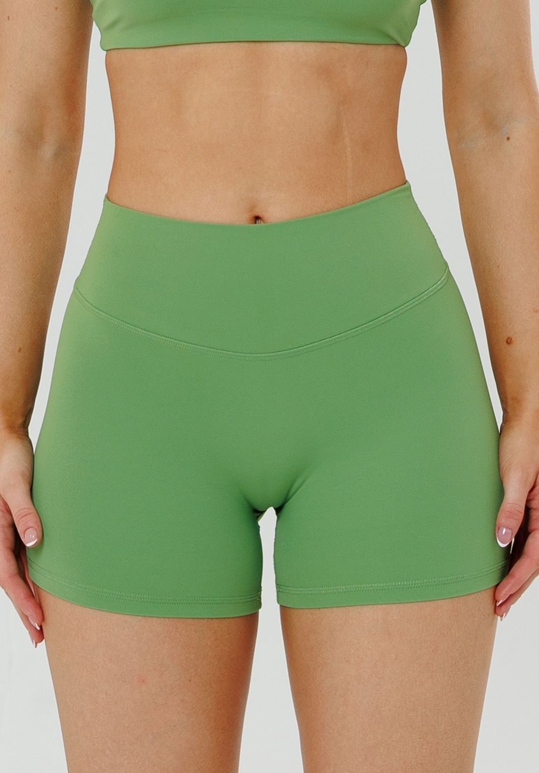 RecStretch™ Original Sculptseam® Plus Mid-Rise Short 4” Kiwi