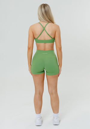 RecStretch™ Original Sculptseam® Plus Mid-Rise Short 4” Kiwi