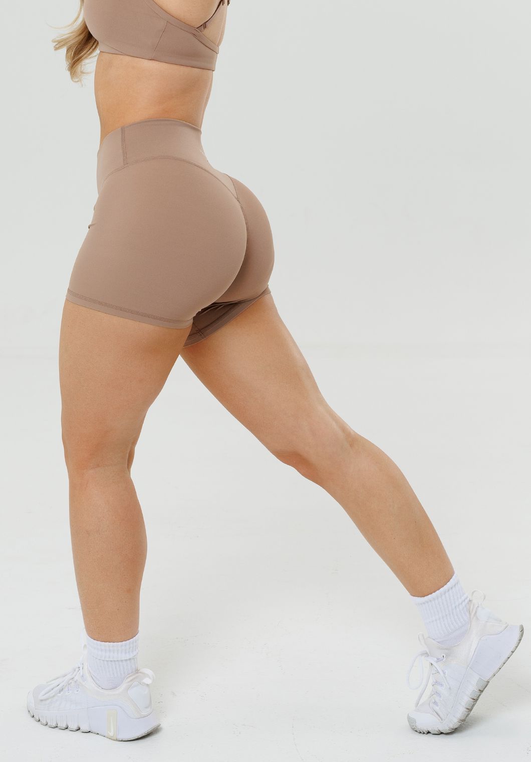 RecStretch™ Original Sculptseam® Plus Mid-Rise Short 4” Tan Line