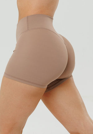 RecStretch™ Original Sculptseam® Plus Mid-Rise Short 4” Tan Line