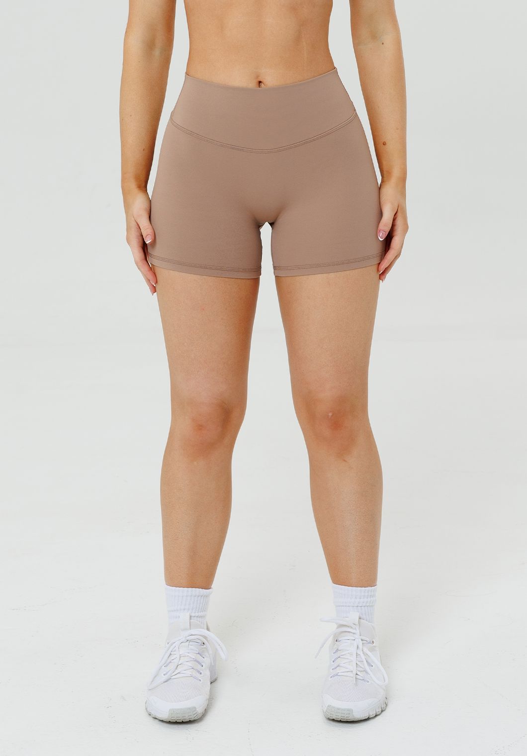 RecStretch™ Original Sculptseam® Plus Mid-Rise Short 4” Tan Line