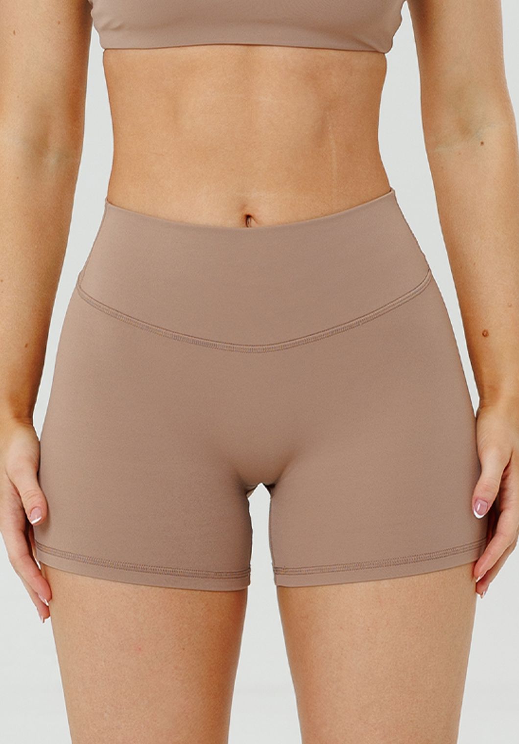RecStretch™ Original Sculptseam® Plus Mid-Rise Short 4” Tan Line