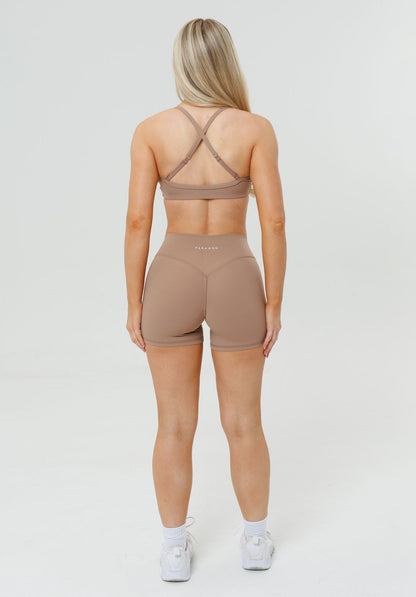 RecStretch™ Original Sculptseam® Plus Mid-Rise Short 4” Tan Line