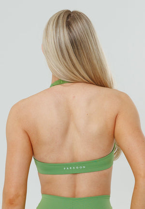 RecStretch™ Unbound Halter Sports Bra Kiwi