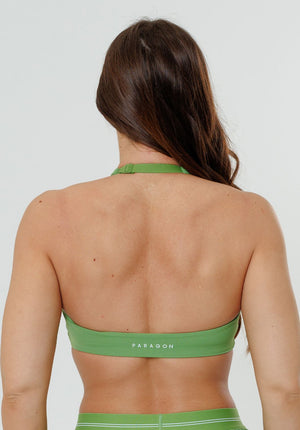 RecStretch™ Unbound Halter Sports Bra Kiwi