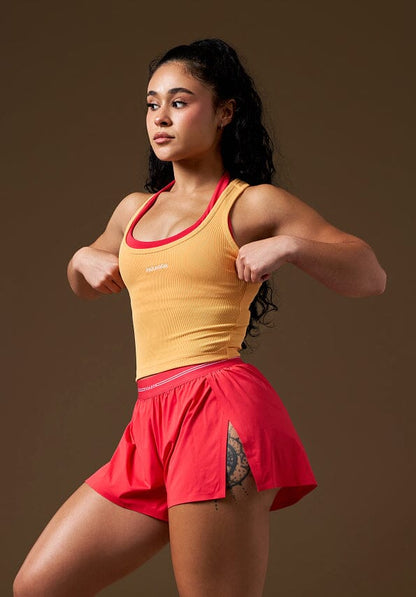 LiteSpeed™ Signature Mid-Rise Track Short Fruit Punch