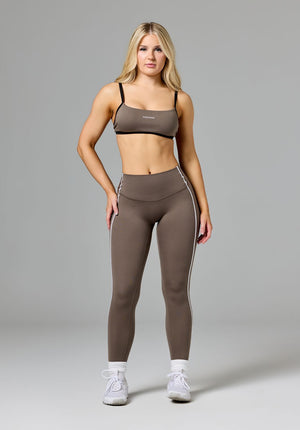 Reluna™ Contrast-Piping Sculptseam® Plus High-Rise Legging Thyme