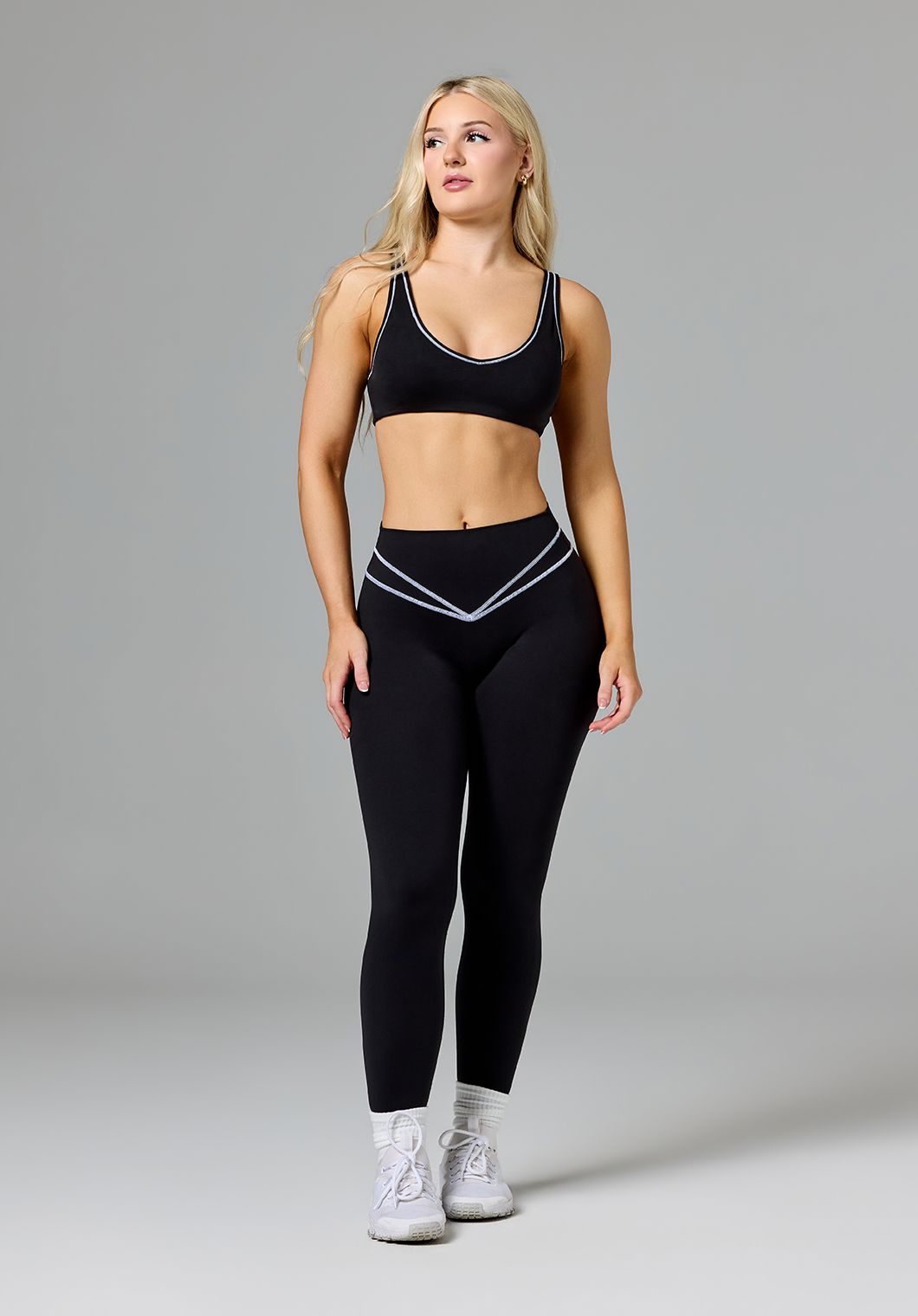 Reluna™ Contrast Icon Sculptseam® Plus High-Rise Legging Black