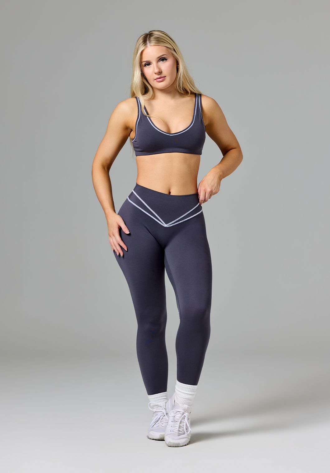 Reluna™ Contrast Icon Sculptseam® Plus High-Rise Legging Charcoal