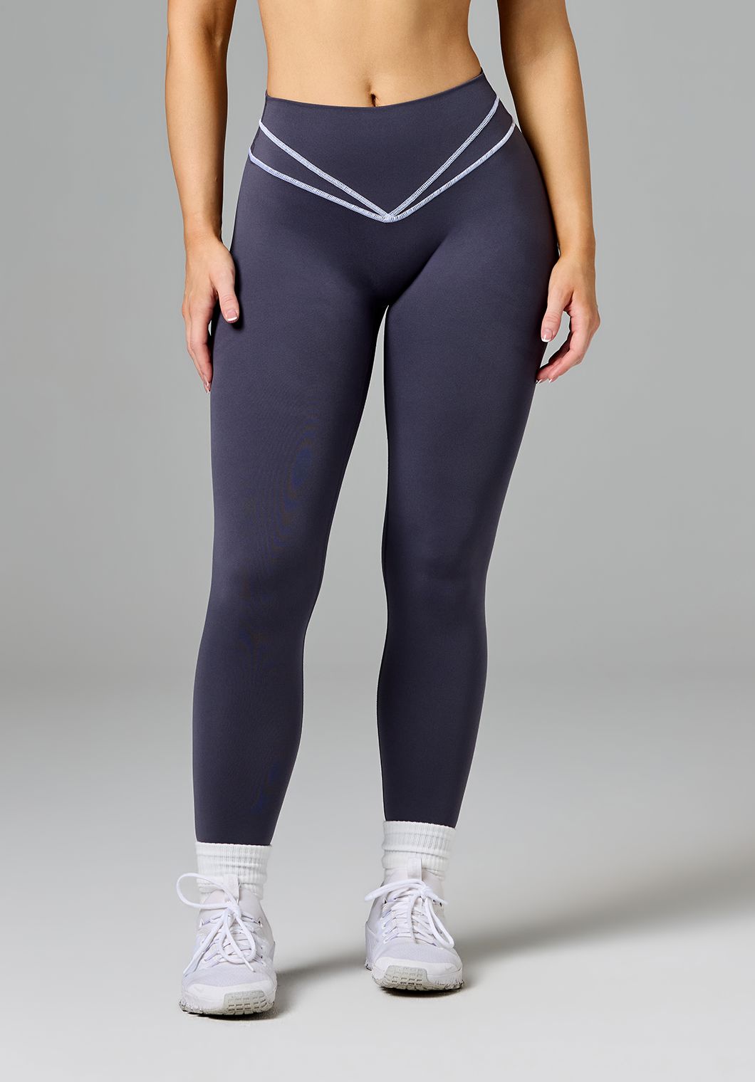 Reluna™ Contrast Icon Sculptseam® Plus High-Rise Legging Charcoal