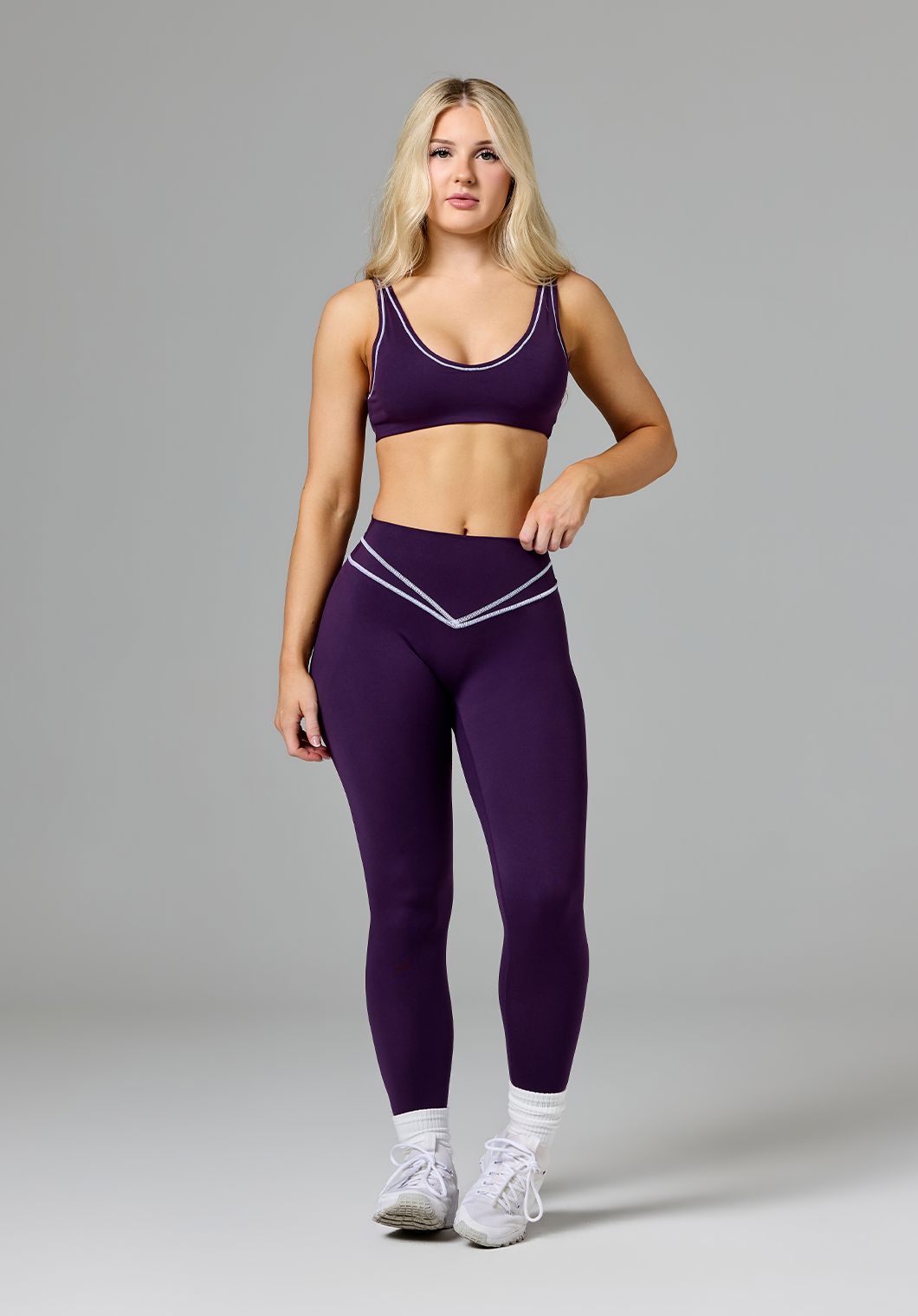 Reluna™ Contrast Icon Sculptseam® Plus High-Rise Legging Jasmine