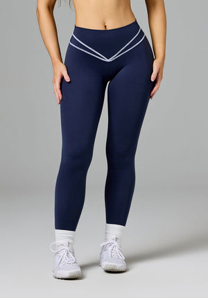 Reluna™ Contrast Icon Sculptseam® Plus High-Rise Legging Nightshade