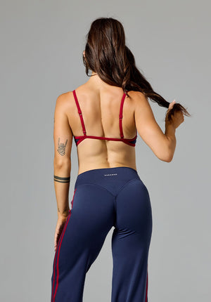Reluna™ Contrast Square Neck Sports Bra Nightshade