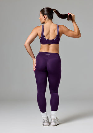 Reluna™ Contrast V-Neck Sports Bra Jasmine