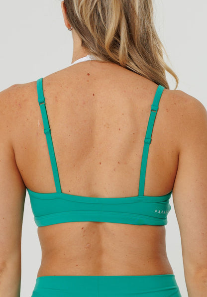 Reluna™ Double-Layer Sports Bra Dark Mint