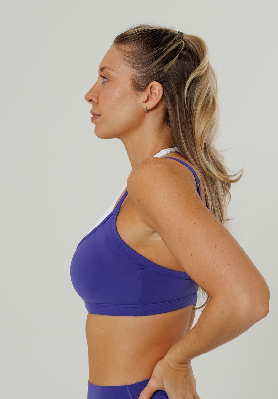 Reluna™ Double-Layer Sports Bra Electric Violet