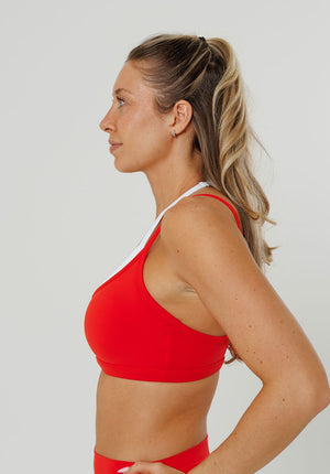 Reluna™ Double-Layer Sports Bra Strawberry