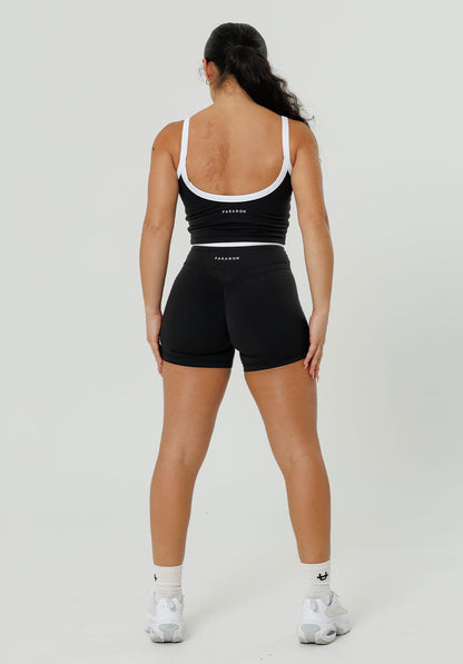 Reluna Double-Layer High-Rise Sculptseam® Plus Short 5" Black