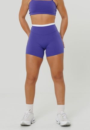 Reluna Double-Layer High-Rise Sculptseam® Plus Short 5" Electric Violet