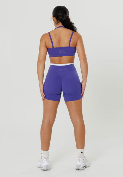 Reluna Double-Layer High-Rise Sculptseam® Plus Short 5" Electric Violet