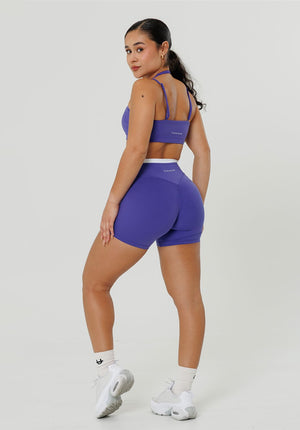 Reluna Double-Layer High-Rise Sculptseam® Plus Short 5" Electric Violet