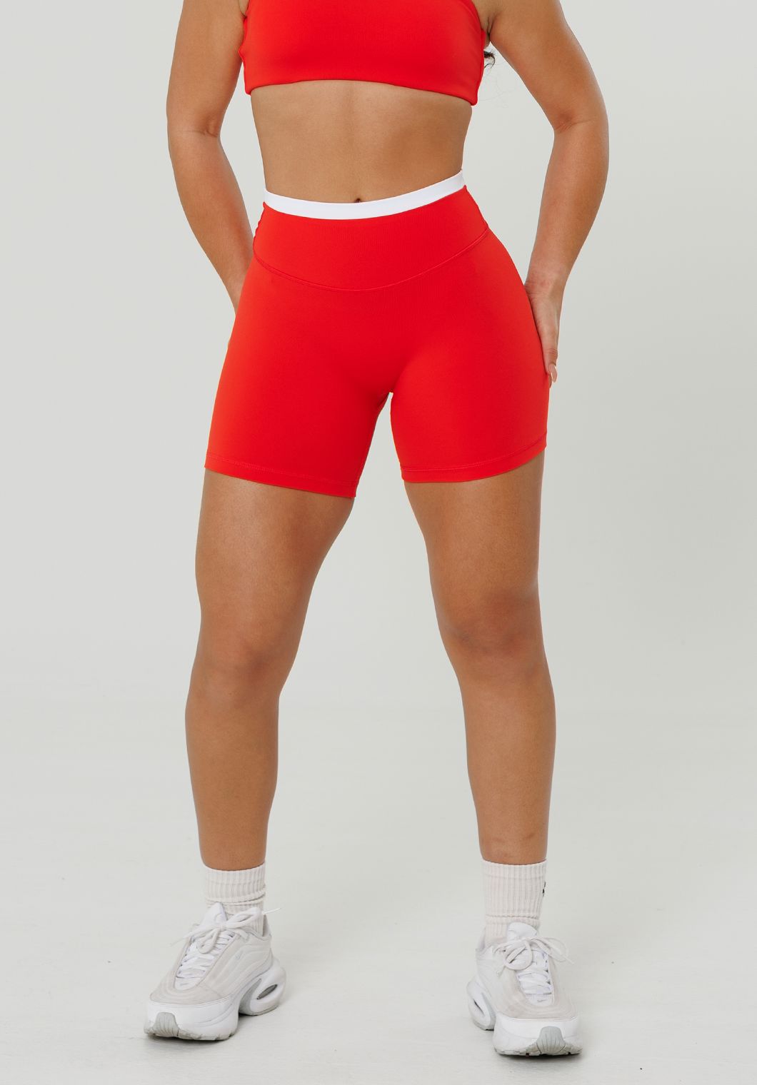 Reluna Double-Layer High-Rise Sculptseam® Plus Short 5" Strawberry