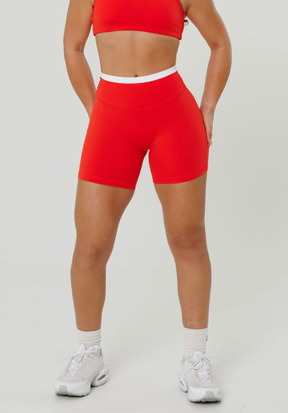 Reluna Double-Layer High-Rise Sculptseam® Plus Short 5" Strawberry