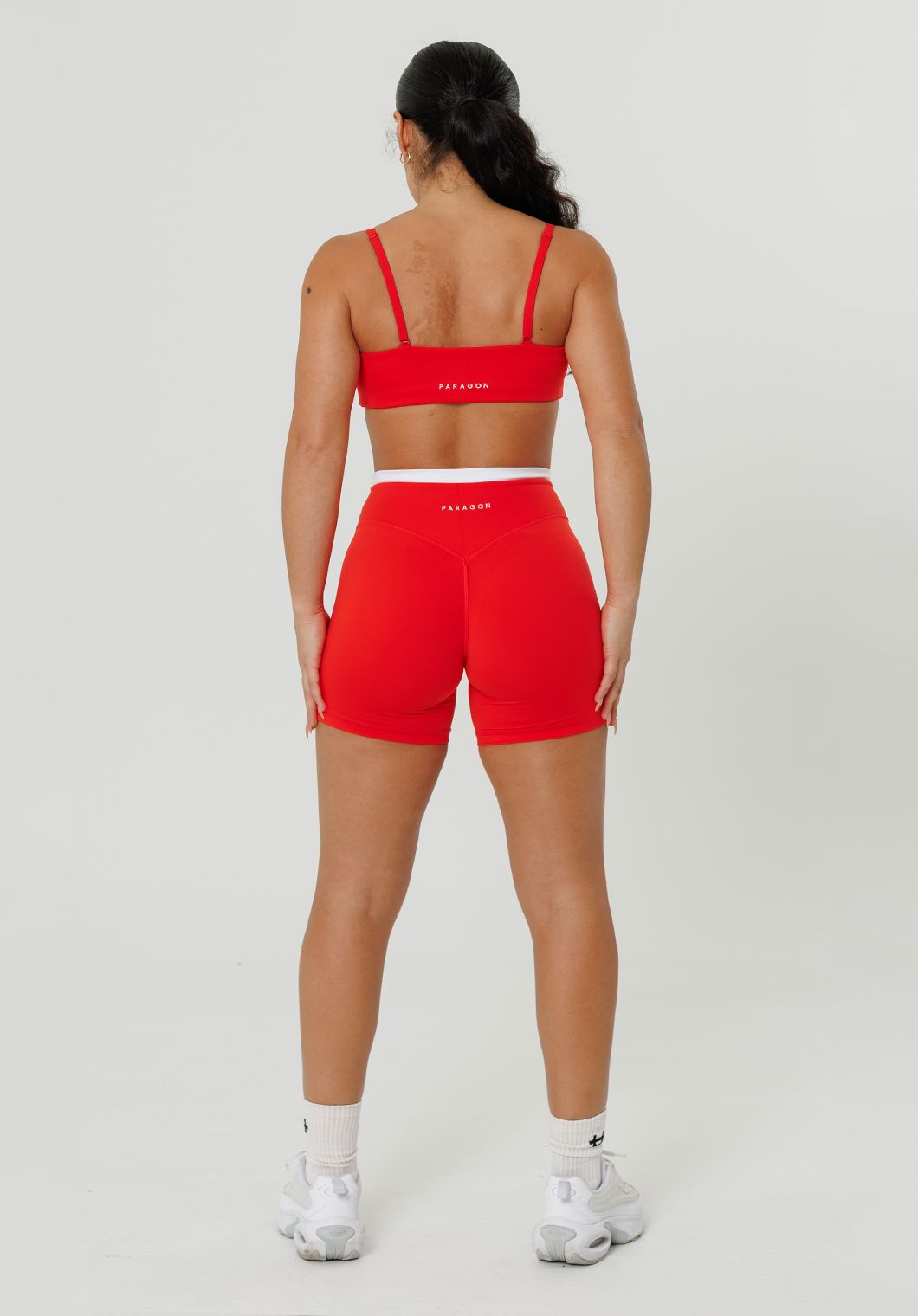 Reluna Double-Layer High-Rise Sculptseam® Plus Short 5" Strawberry